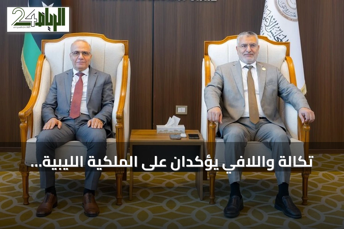 تكالة واللافي يؤكدان على الملكية الليبية للمسار السياسي ويبحثان توحيد المؤسسات