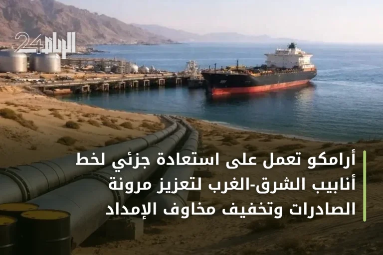 أرامكو تعمل على استعادة جزئي لخط أنابيب الشرق-الغرب لتعزيز مرونة الصادرات وتخفيف مخاوف الإمداد