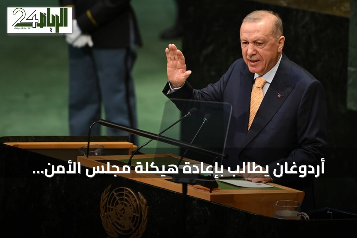 أردوغان يطالب بإعادة هيكلة مجلس الأمن الدولي وفق مبدأ "العالم أكبر من خمس"