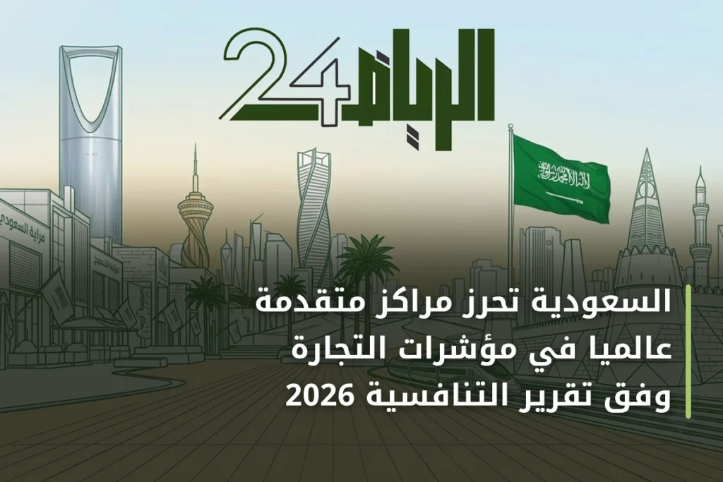 السعودية تحرز مراكز متقدمة عالميًا في مؤشرات التجارة وفق تقرير التنافسية 2026
