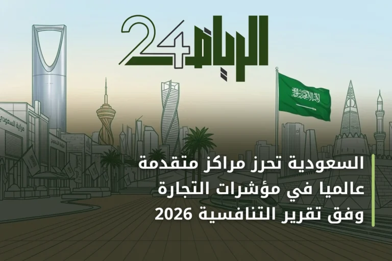 السعودية تحرز مراكز متقدمة عالميًا في مؤشرات التجارة وفق تقرير التنافسية 2026