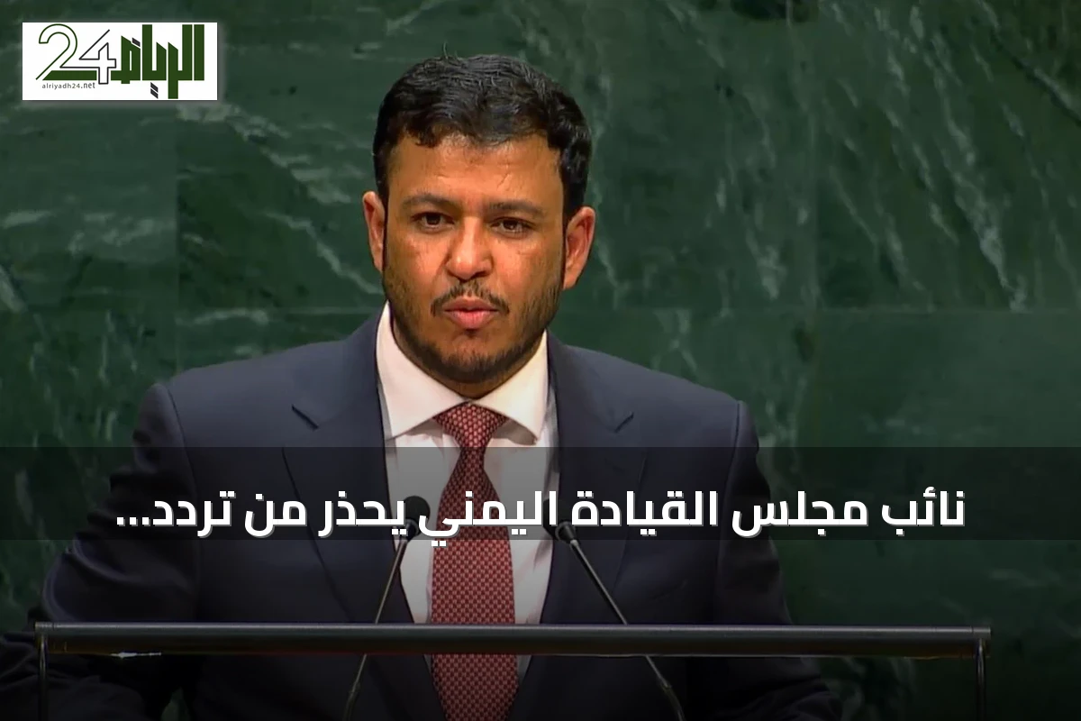 نائب مجلس القيادة اليمني يحذر من تردد المجتمع الدولي ويؤكد على دور السعودية الحاسم
