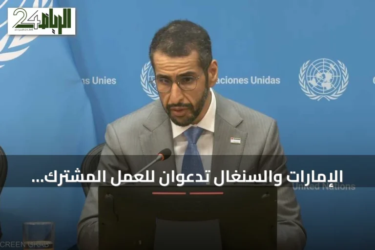 الإمارات والسنغال تدعوان للعمل المشترك لحل أزمة المياه العالمية