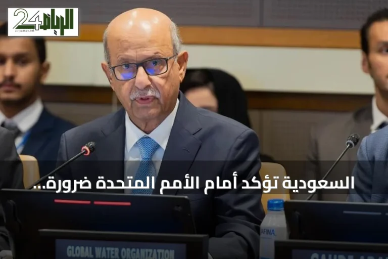 السعودية تؤكد أمام الأمم المتحدة ضرورة التعاون الدولي لضمان أمن المياه العالمي
