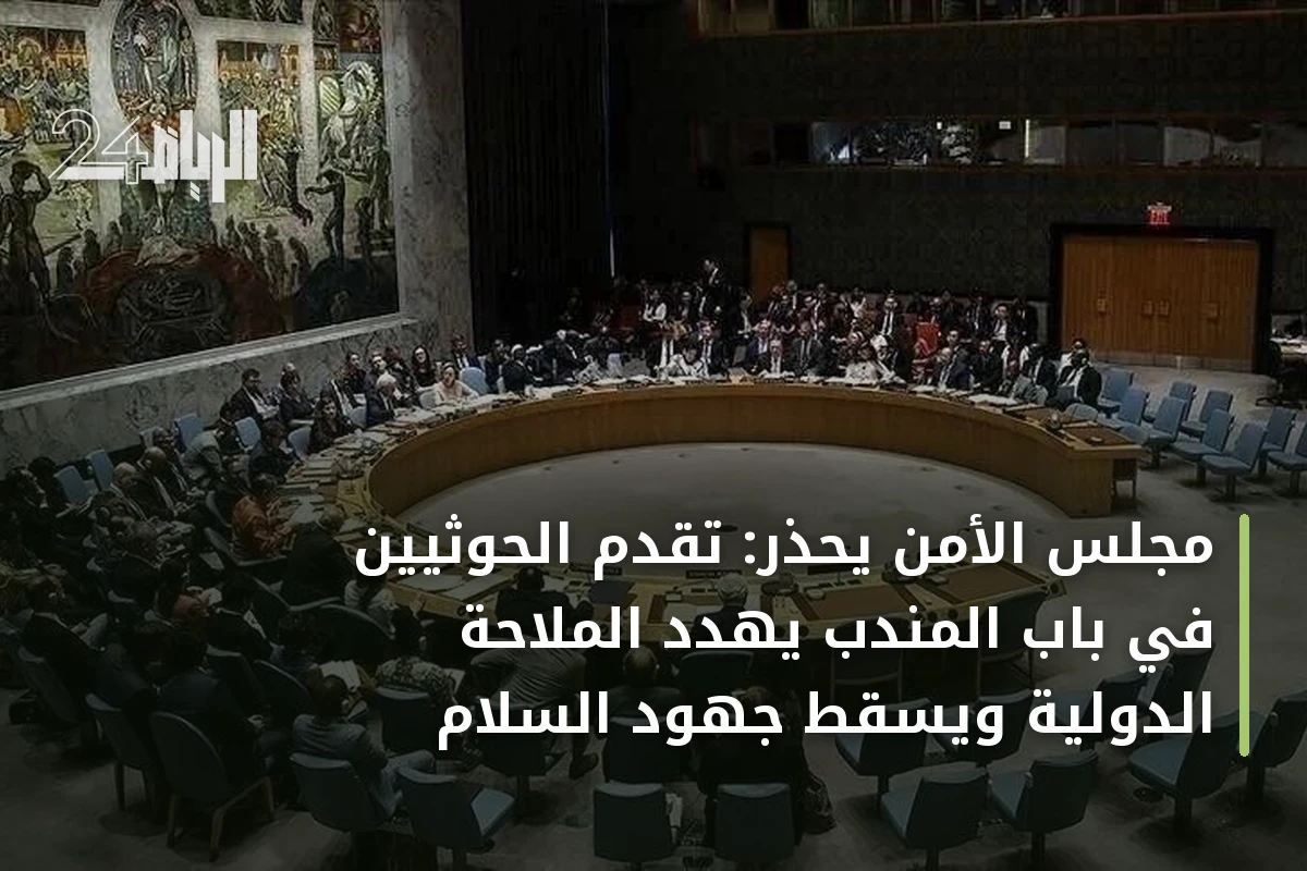مجلس الأمن يحذر: تقدم الحوثيين في باب المندب يهدد الملاحة الدولية ويسقط جهود السلام