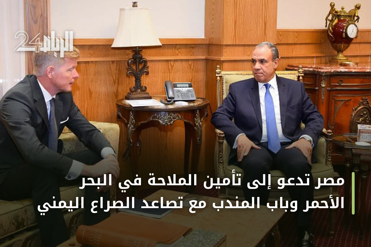 مصر تدعو إلى تأمين الملاحة في البحر الأحمر وباب المندب مع تصاعد الصراع اليمني