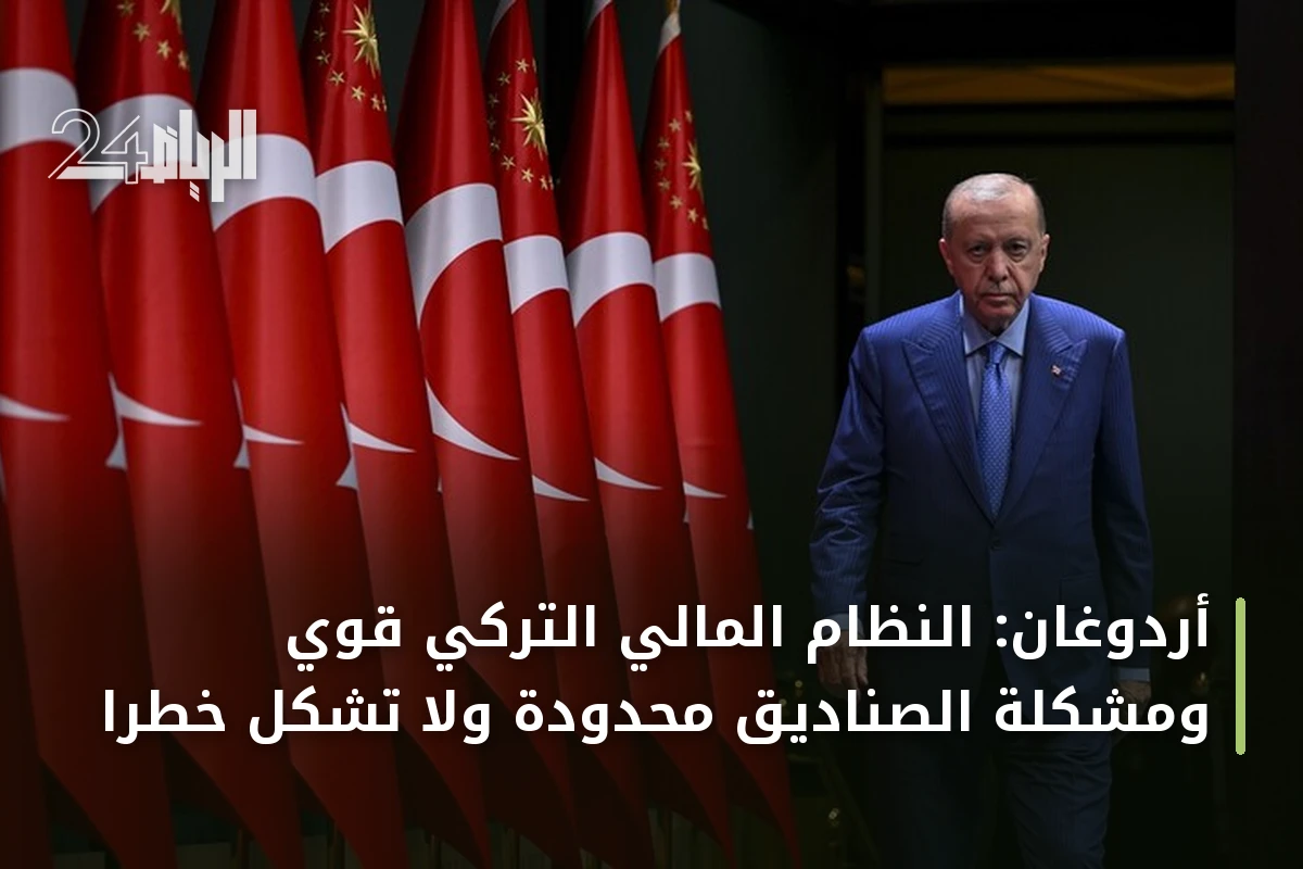 أردوغان: النظام المالي التركي قوي ومشكلة الصناديق محدودة ولا تشكل خطراً