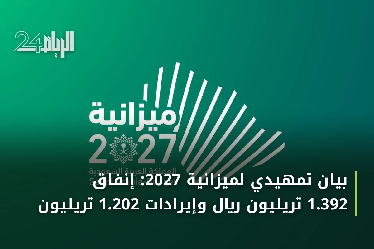 بيان تمهيدي لميزانية 2027: إنفاق 1.392 تريليون ريال وإيرادات 1.202 تريليون