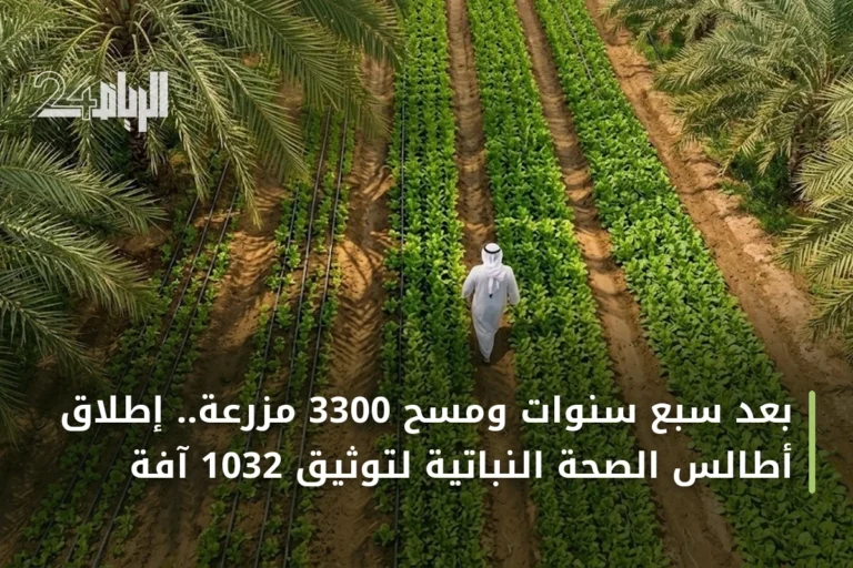 بعد سبع سنوات ومسح 3300 مزرعة.. إطلاق أطالس الصحة النباتية لتوثيق 1032 آفة