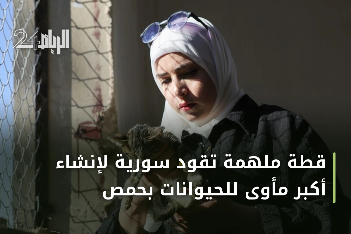 قطة ملهمة تقود سورية لإنشاء أكبر مأوى للحيوانات بحمص