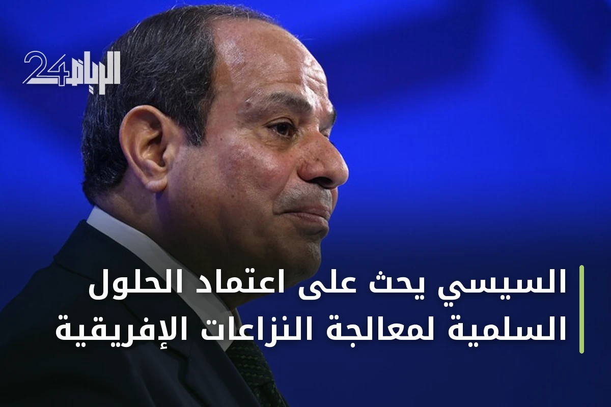 السيسي يحث على اعتماد الحلول السلمية لمعالجة النزاعات الإفريقية