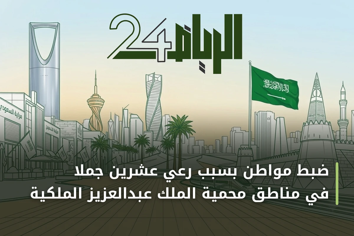 ضبط مواطن بسبب رعي عشرين جملاً في مناطق محمية الملك عبدالعزيز الملكية