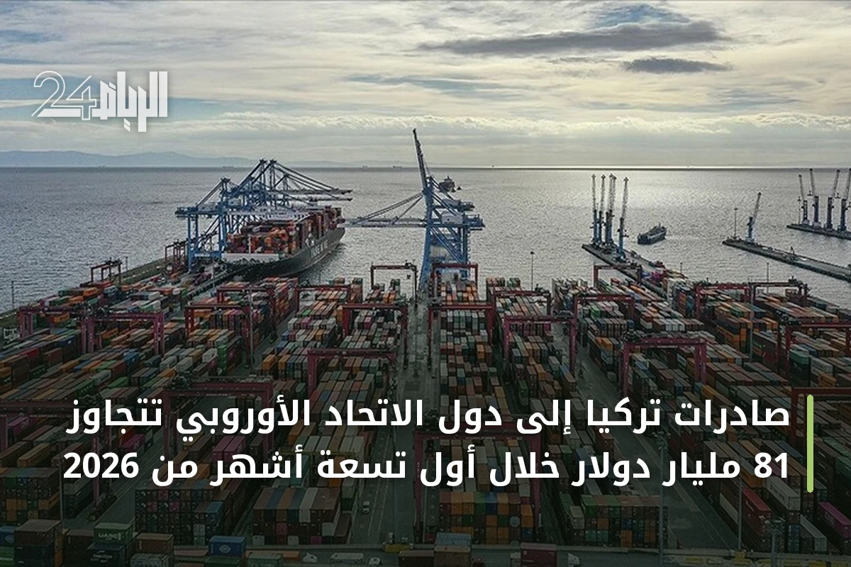 صادرات تركيا إلى دول الاتحاد الأوروبي تتجاوز 81 مليار دولار خلال أول تسعة أشهر من 2026