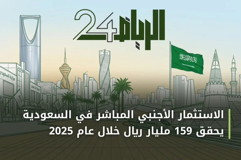 الاستثمار الأجنبي المباشر في السعودية يحقق 159 مليار ريال خلال عام 2025