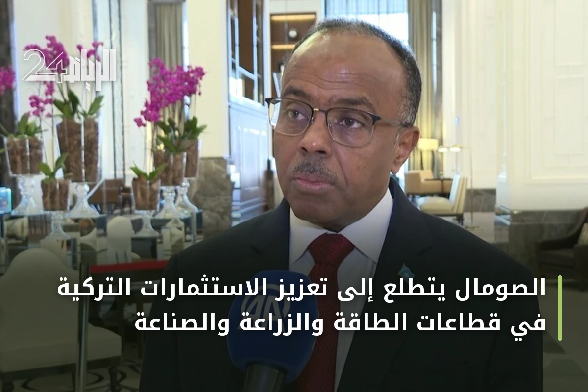 الصومال يتطلع إلى تعزيز الاستثمارات التركية في قطاعات الطاقة والزراعة والصناعة