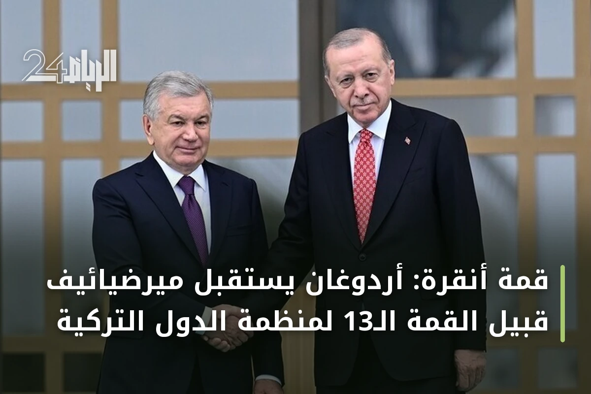 قمة أنقرة: أردوغان يستقبل ميرضيائيف قبيل القمة الـ13 لمنظمة الدول التركية