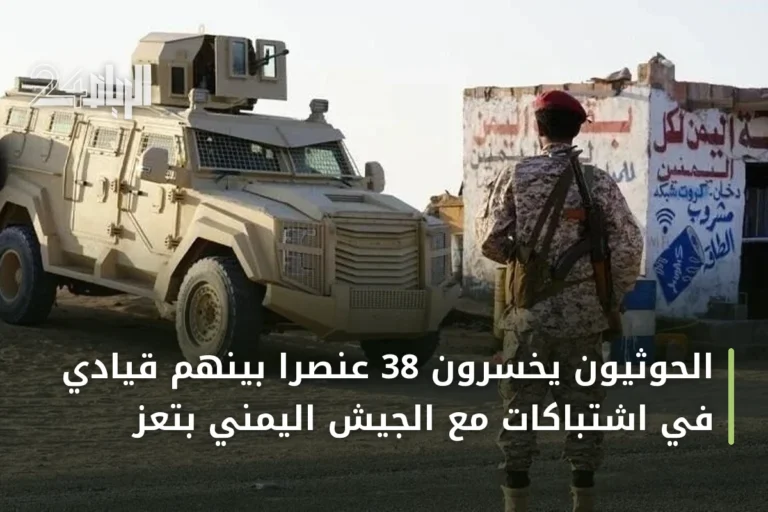 الحوثيون يخسرون 38 عنصراً بينهم قيادي في اشتباكات مع الجيش اليمني بتعز